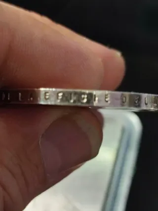 2 Monedas de Plata de  10 y un Bolívar 35,2 gramos