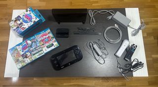 Nintendo Wii U Negra + Juegos y Accesorios