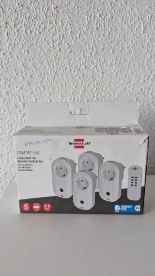 Set 4 Enchufes Radio Control + Mando