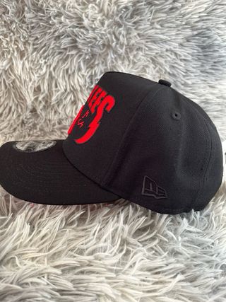 Gorra New Era Yankees 9Forty Ajustable Negra Roja