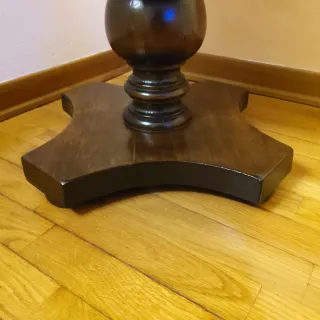 Tavolino in legno noce anni 70-80