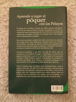 Libro Aprende a jugar al póquer con los Pelayos