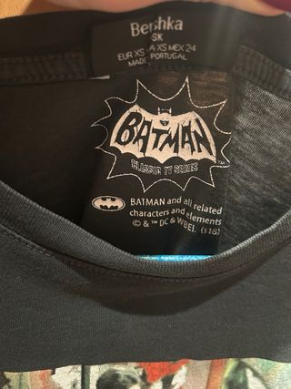 Camiseta Bershka Batman Talla XS