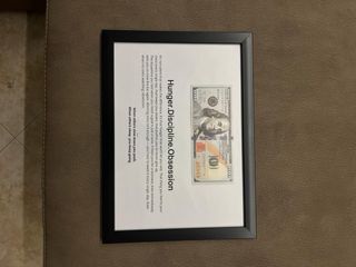 Motivational wall art / quadro motivazionale 100$