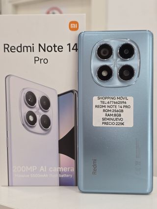 Xiaomi Redmi Note 14 Pro 4G 256GB/8GB gb ram factu