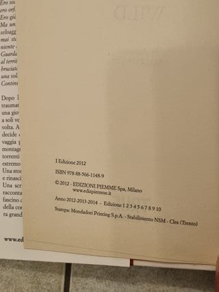 libro Wild di Cheryl Strayed