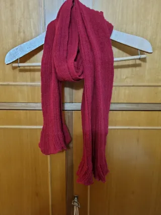 Sciarpa in lana rossa