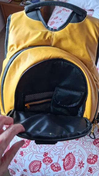 Mochila Samsonite Amarilla