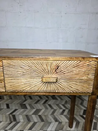 Recibidor madera color tropical