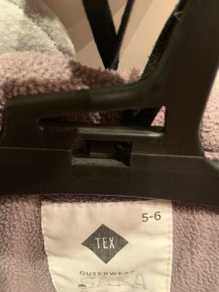 Plumas niña talla 5-6 años