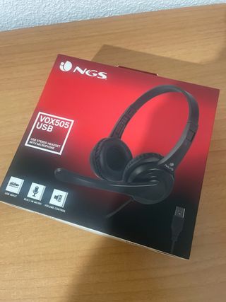 NGS VOX505 USB Auriculares con Micrófono