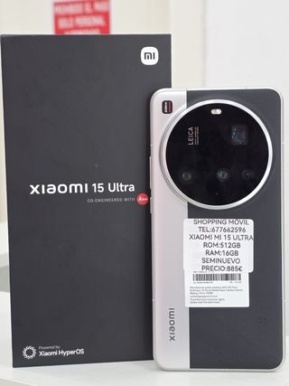 Xiaomi 15 Ultra 512GB/16GB RAM seminuevo perfecto