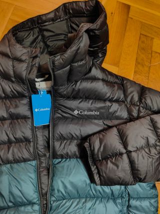 Chaqueta Columbia Negra y Verde