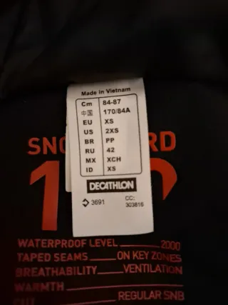 Chaqueta de esquí Wedze