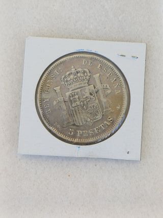 Moneda 5 Pesetas Alfonso XIII