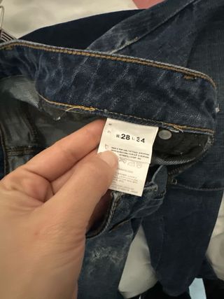 Pantalón vaquero Salsa azul desgastado