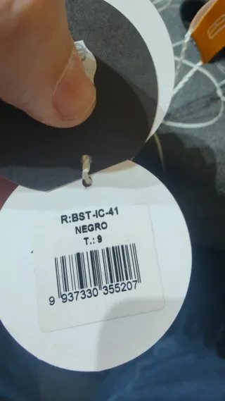 Guantes de piel Santacana negros