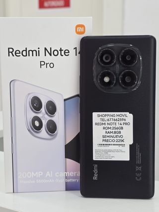 Xiaomi Redmi Note 14 Pro 256GB/8GB ram seminuevo f
