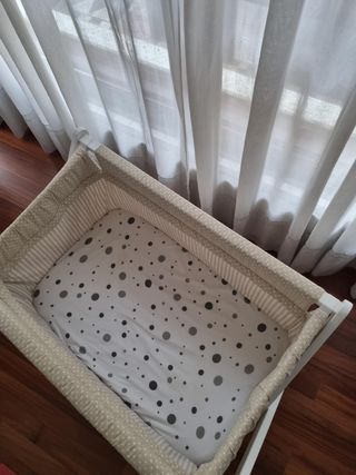 Minicuna de tijera de madera