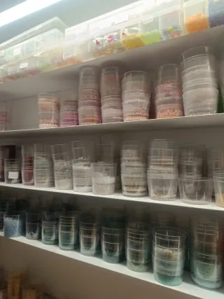 Abalorios de cristal por kilo (2 kilos)