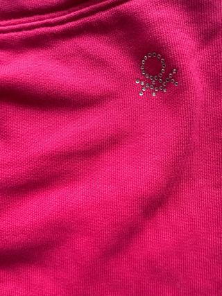 NUEVO Pantalón chándal niña Benetton 2XL - fucsia