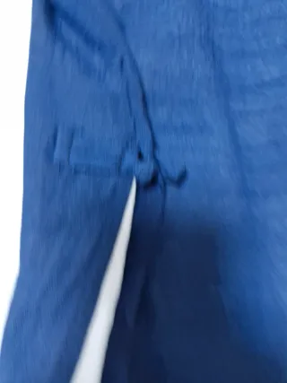 Camiseta sin mangas azul S