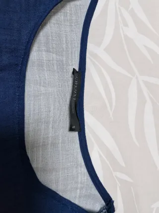 Camiseta sin mangas azul S