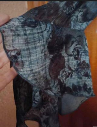 Blusa estilo vintage tonos azules t 38