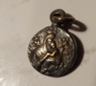 5 medallas antiguas religiosas miniatura