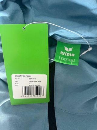 Talla L. Sudadera con capucha de mujer ERIMA