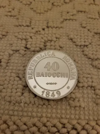 Medaglia  commemorativa Argento 999 1849 Repubblic