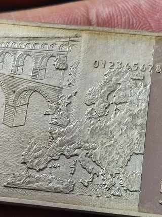 Moneda 5 Euro Plata 925 Diseño Europa