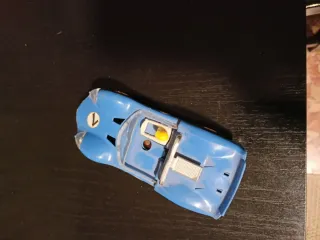 Coche Scalextric antiguo azul