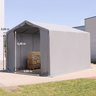 Carpa Almacén 4x6m Industrial Tela Metálica