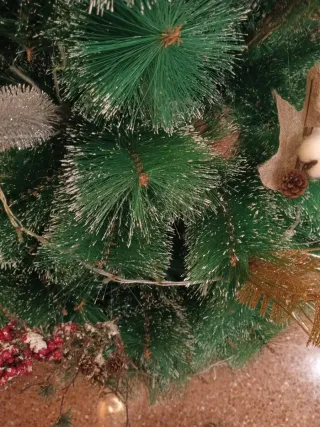 Árbol de Navidad decorado