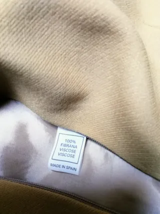 Vestido ejecutivo beige La Bul