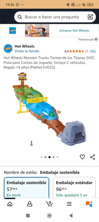 Pista Hot Wheels Monster Trucks