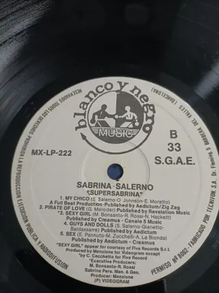 Vinilo LP Sabrina Salerno - Super Sabrina