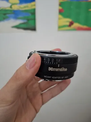 Objetivo Nikon 50mm f/1.8 + Adaptador Sony