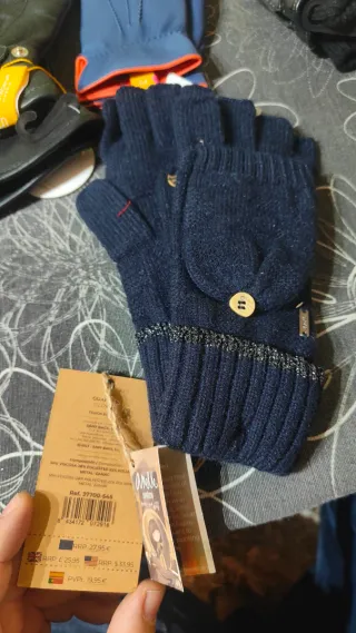 Guantes Anell Azules y Plateados