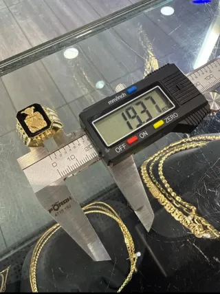 Anillo Oro 18k Hombre Negro