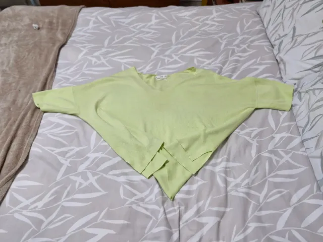 Jersey MANGO Oversize Amarillo Talla S