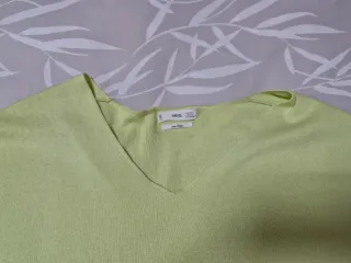 Jersey MANGO Oversize Amarillo Talla S