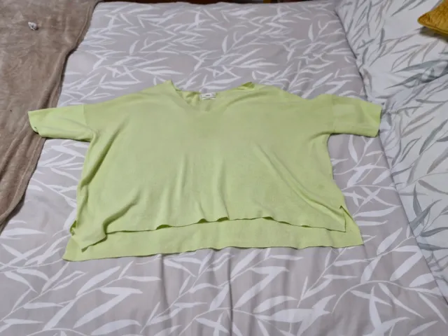 Jersey MANGO Oversize Amarillo Talla S