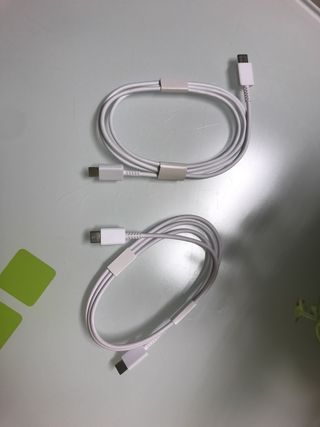Cable USB-C a USB-C Blanco