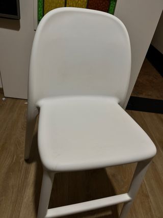 Silla alta blanca Ikea