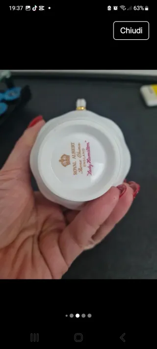 Lattiera Royal Albert in porcellana