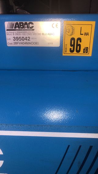 Compresor Abac 100L HP2