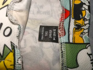 Falda midi cómic vintage