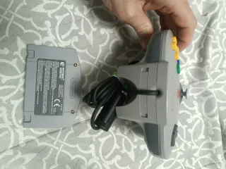 Mando N64 + Wave Race 64. Nintendo 64